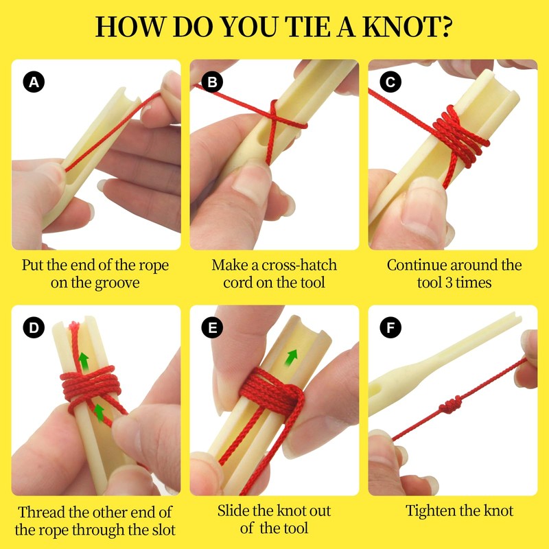 CATOSUM Rosary Cord Knotting Tool, Rosary Making Supplies, Rosary Making