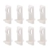 sourcing map Plastic Shelf Support Pegs,5.3mm Shelf -Locking,Cabinet Shelf Clips,Shelf
