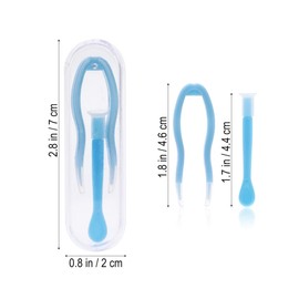 Artibetter 5 Lens Tool Conjunto de Coloridos E Inserter con Estuche de Almacenamiento Aplicador de Contacto con Consejos Suaves para Viajar Y Hogar