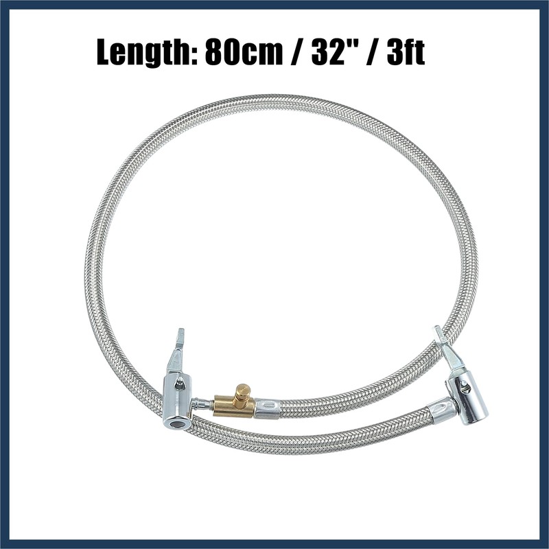 INFINAUTO 2pcs 32" Lock Air Chuck with Air Release Valve