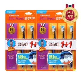 Perio Slim Touch Ultra-fine Bristle 3+3 Pack x 2 / 페리오 슬림터치 초극세모 3+3입 x 2개