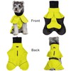 AIMYDOG Dog Raincoat, Waterproof Dog Rain Jacket with Calming Hood,