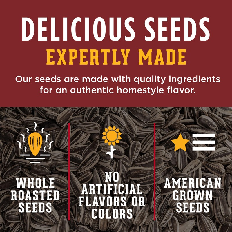 DAVID SEEDS Roasted and Salted Bar-B-Q Jumbo Sunflower Seeds, 5.25