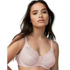 Wonderbra Womens Chantilly Lace Underwire Bra, Vintage Pink, 34C US