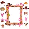E1mity Wild West Party Photo Booth Props Selfie Frame Party
