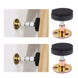 BESPORTBLE Bed Frame Anti-Shake Tool Adjustable Thread Anti-Shake Fixer Headboard Stopper Night Anti-Shake Telescopic Support Stabiliser for Beds Cabinets Sofas 47-64 mm