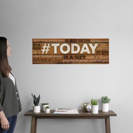 CANVAS ON DEMAND Today is a Gift Wall Decal, Inspirational Artwork