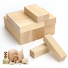 Rierousy Basswood for Carving, Wooden Blocks for Crafts, Carving Wood