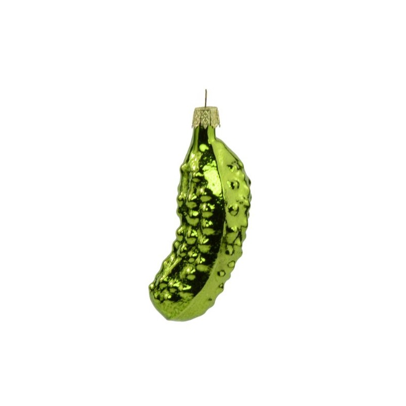 Kurt S. Adler 3-Inch Hand Blown Glass Pickle Ornament