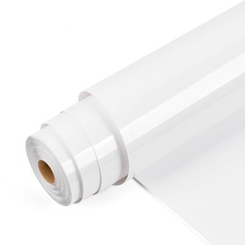 Lya Vinyl Textile Plotter Film, 30.5 cm x 600 cm, Flex Film Plotter Textile for Cricut and Silhouette Cameo, Heat Transfer Vinyl for Textiles, Iron on Film for DIY Fabric and Shirt (White)