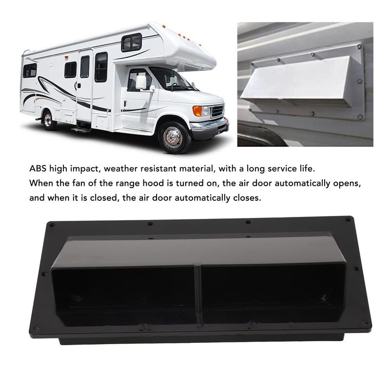 Exhaust Ventilation Cover ABS Automatic Wind Proof Damper Lockable Range