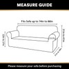 PrinceDeco Stretch Sofa Cover Slipcover Couch Covers for 3 Cushion