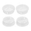 sourcing map Round Soffit Vents 1 inch, 32Pcs White Plastic
