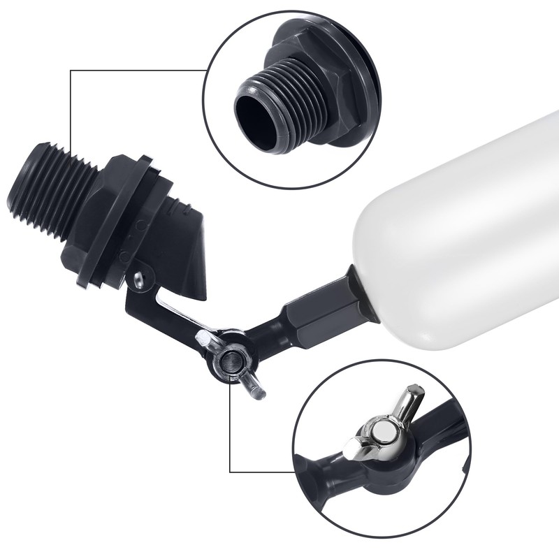 6-Pack Adjustable Arm Float Ball Valve for Automatic Water Level