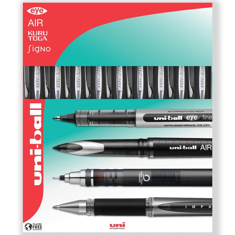 uni-ball Jetstream Retractable Rollerball Pens - SXN-210 RT - 1.0mm