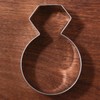 LILIAO Diamond Ring Cookie Cutter for Wedding/Engagement - 2.8 x