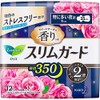 Laurier Slim Guard, Sweet Rose Scent, 350 for Heavy Nights,
