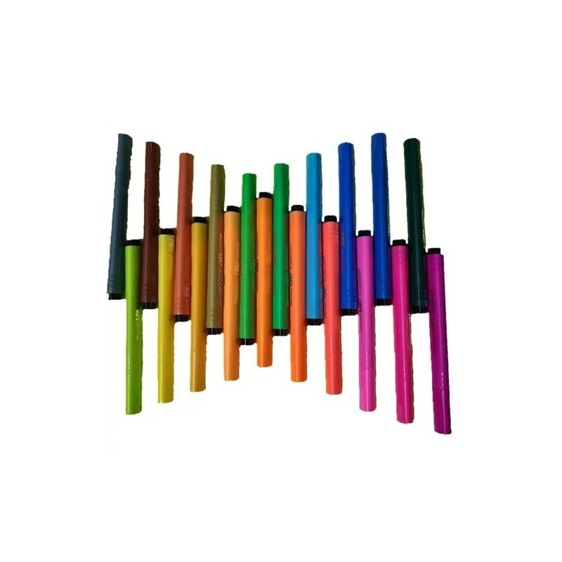Marcador Sabonis Triangular Punta Redonda Modelo M2233 en Estuche con