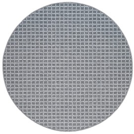 Furnish my Place Corner Indoor/Outdoor Commercial Grey Color Rug, Corner Area Rug, Doorway Mat, Round Rug, Pet-Friendly Carpet for Living Room, Entryway, Made in USA - 2' Round