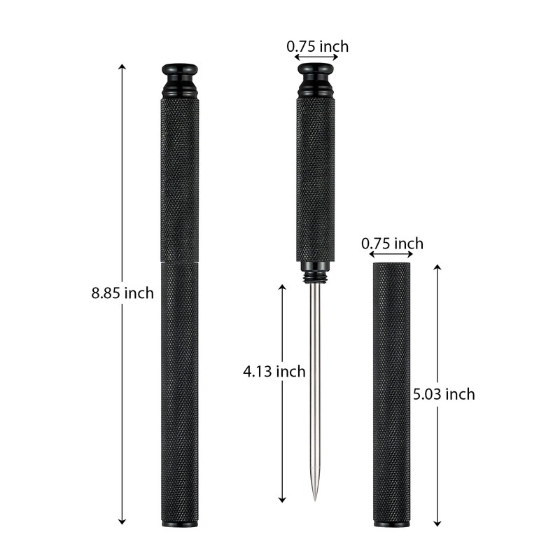 Stainless Steel Ice Pick with Safety Cover, Pick Tool for