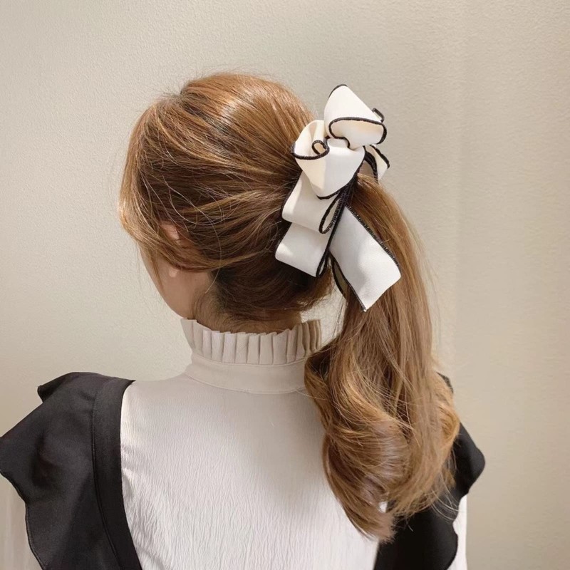 EZ PEACH Ribbon, Banana Clip, Large, Simple, Hair Accessory, Hair
