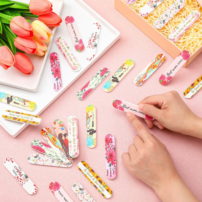 Lanties Christian Nail Files Gifts Bulk, 50 Pcs, Best Mom