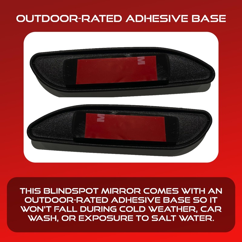 Utopicar Long Blind Spot Car Mirror Aesthetic Convex Mirrors -