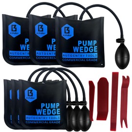 Air Wedge Bag Pump, Strong Commercial Grade Air Wedge Bag Pump Professional Leveling Kit & Alignment Tool Bag in the Popular Medium Size (6 Pack)