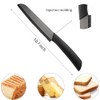 Muncene Ceramic Bread Knife - 6" Sharp Blade Serrated Kitchen