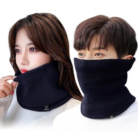 YAMOOCO Neck Warmer, Men's, Women's, Cold Protection, Thermal, Soft, Lightweight, Multi-functional, Outdoor, Autumn, Winter, Adjustable Cord, Fleece Lined, Warm, Thick, Solid, Windproof, Commuting to