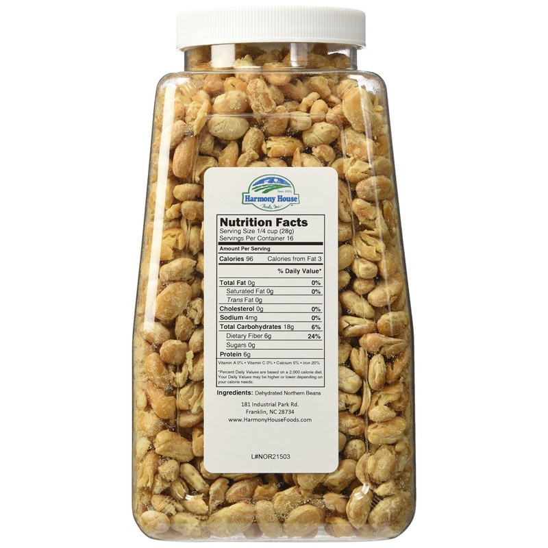 Harmony House Foods TRUE Dehydrated Great Northern Beans - Easy