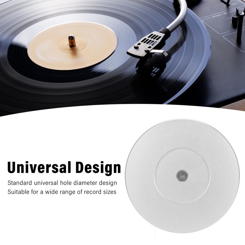 HiFi Disc Stabilizer Aluminum Alloy Universal Turntable Weight Clamp for