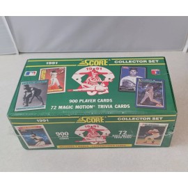 1991 Score Baseball Complete 900 Card Collector Set - FACTORY SEALED!