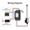 24V Mini Electric Linear Actuator, 100mm Stroke Electric Micro Linear