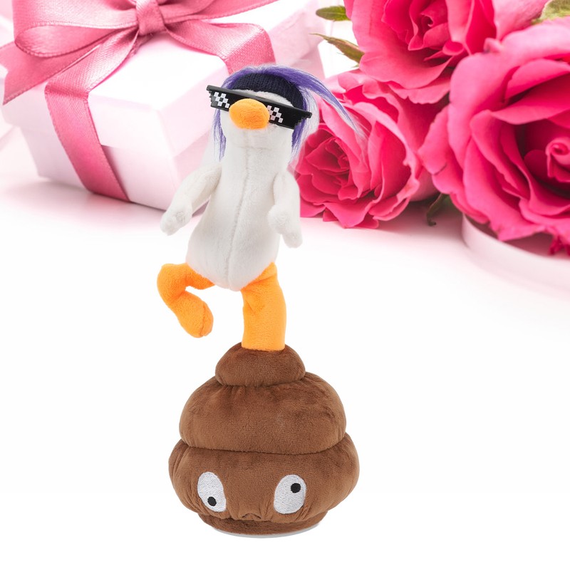 Baby Electric Plush Doll Goose Shape Interactive Talking Singing Dancing