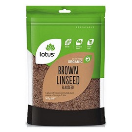 Lotus Organic Brown Linseed Flaxseed 500g