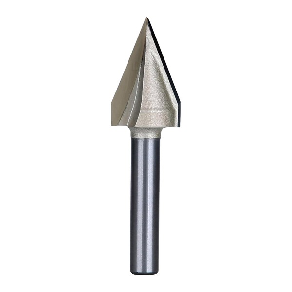 TavRav CNC V Groove Router bit 45 Degree 1/4 inch