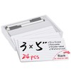 Mehaving Dry Erase Index Cards 3x5 Ruled & Blank, 24