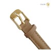 Women's Watch [Cat Walking Piano] Black Cat Cute Mocha, brown