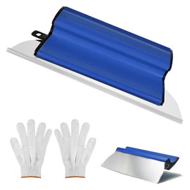 Surface Spatula 25 cm, Spatula Tool with Ergonomic Z Handle and Interchangeable 0.35 mm Stainless Steel Blade, Flexible Skimming Blades Wall Tools for Plastering Walls and Ceilings