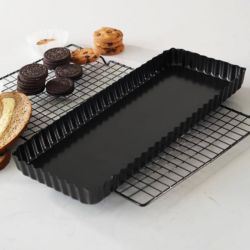 MGE - Wavy Baking Mould with Removable Base - Rectangular