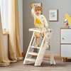 Hoopyosms Foldable Toddler Tower Kitchen Step Stool for Sink Kids