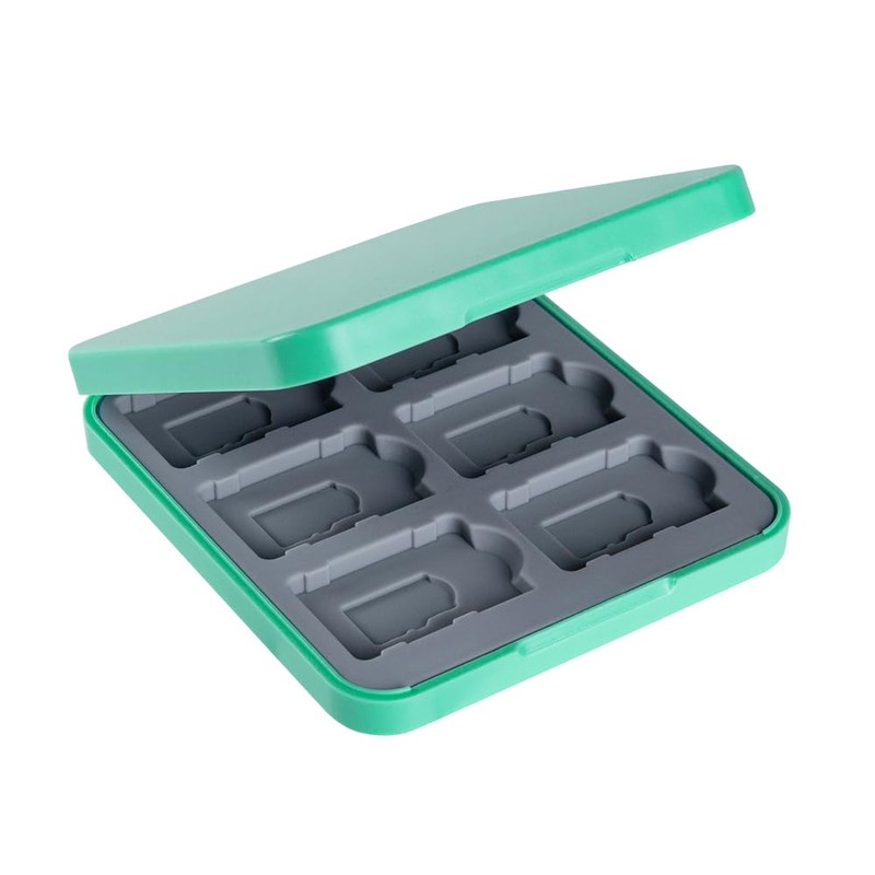 アンサー Switch2用 マグネットカードケース ライトグリーン ANS-SW170LGR