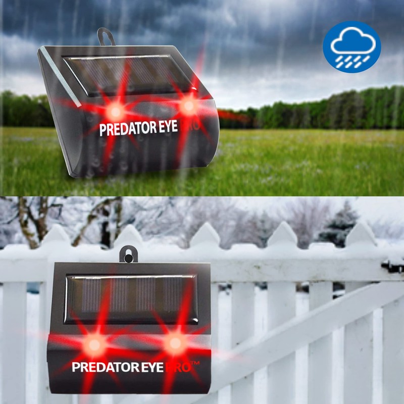 ASPECTEK Predator Eye PRO - Solar-Powered Predator Light with Kick