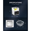 CREWORKS 2L Digital Ultrasonic Cleaner with Degas & Gentle Modes,
