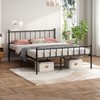HAFENPO Full Size Platform Bed Frame - Black Metal Bed