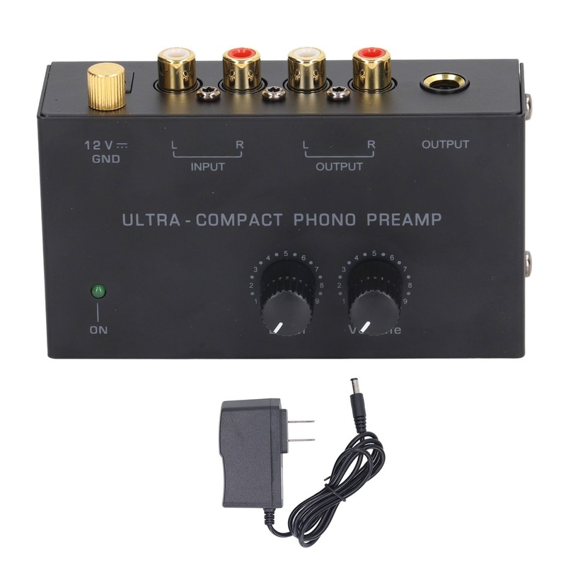 Professional Sound Mixer PP500A Vinyl Record Player Preamplifier Active RIAA