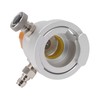 Soda Refill Adapter Aluminium Rubber With Air Release Switch and