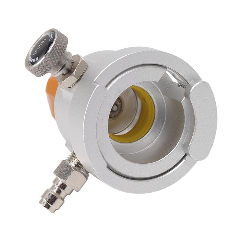 Soda Refill Adapter Aluminium Rubber With Air Release Switch and