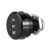 2pcs 3-Digit Zinc Alloy Mechanical Password Lock for Cabinet Wardrobe